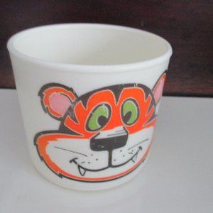 Funny Tiger Face Vintage Child's Cup  Whirley Industries for Burger King